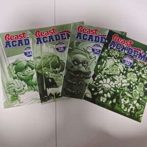 Kids Math Practice Book Set - Green Covers